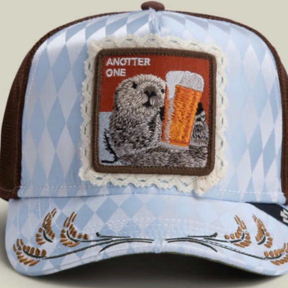 Goorin Bros. Trucker Snapback Oktoberbest Hat Anotter One Otter Oktoberfest - Picture 1 of 7